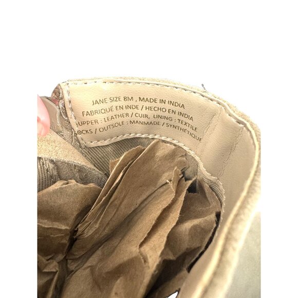 Coconuts by Matisse Jane Fringe Boot 8M Beige Suede Boho Western Chic Rodeocore - Picture 13 of 16